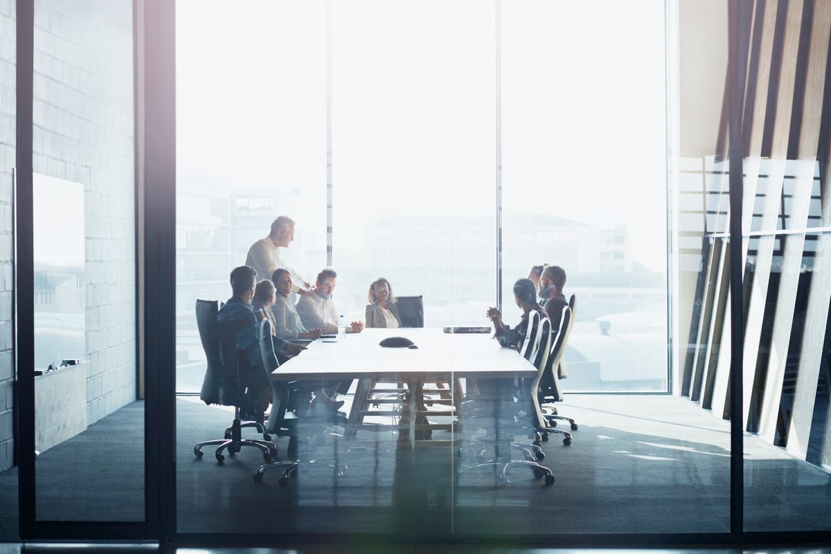 LGI Healthcare Solutions Santé leadership team in conference room LGI Healthcare Solutions appoints Luc Gagnon as CTO