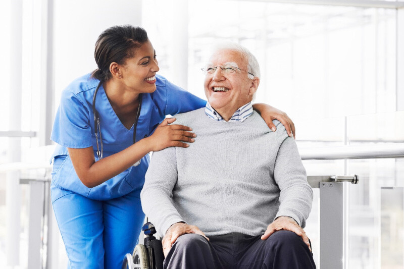 lgi-workforce-pro-talent-management-female-nurse-with-senior-patient-module-1 St. Joseph’s at Fleming Selects LGI Workforce Pro to Modernize Long-Term Care Workforce Management